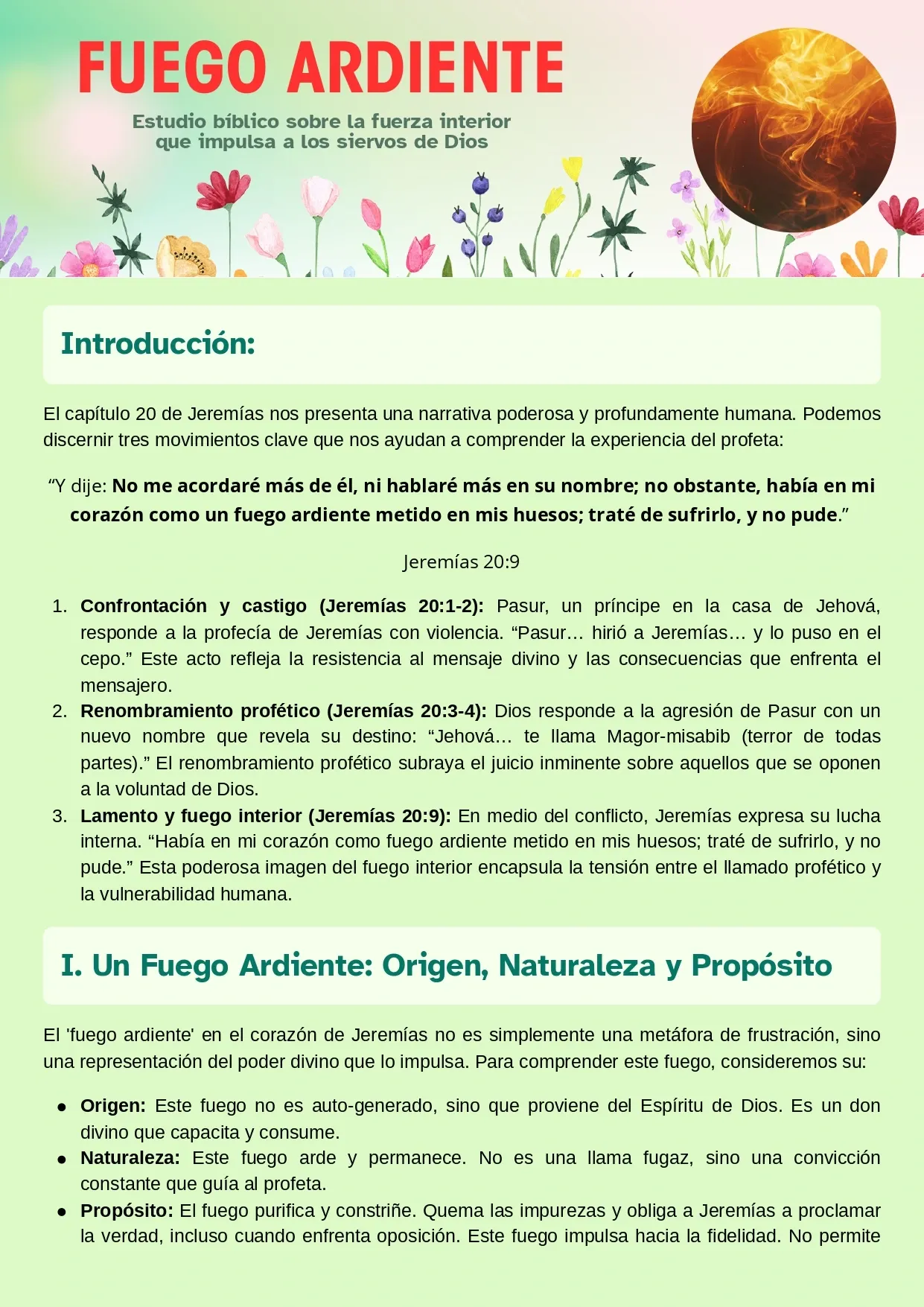 D002 – Devotional: “Burning Fire”