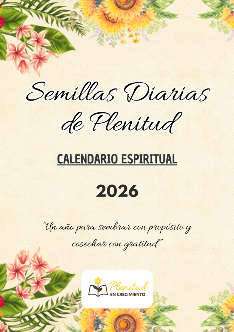 CE001 - Calendario espiritual 2026 "Semillas Diarias de Plenitud"